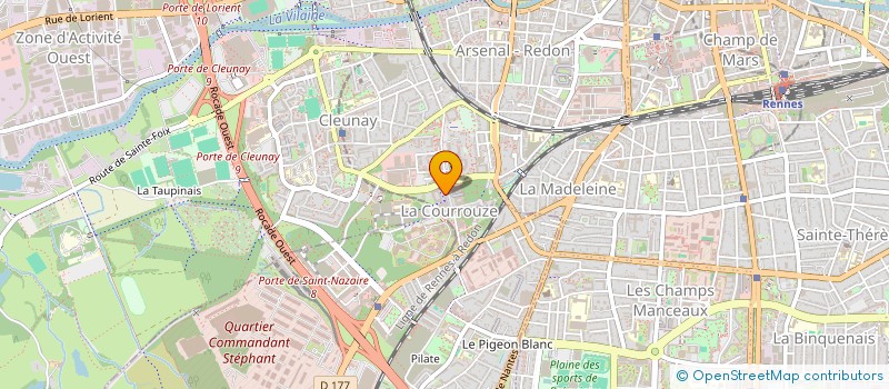 localisation de l'entreprise COMPAGNIE POPULUS INCERTITUS  RENNES