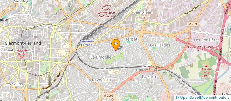 localisation de l'entreprise COMPAGNIE PORTEE DE PAROLES  CLERMONT-FERRAND