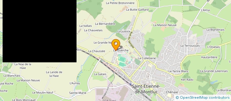 localisation de l'entreprise COMPAGNIE POUR LE JEUNE PUBLIC à SAINT-ETIENNE-DE-MONTLUC
