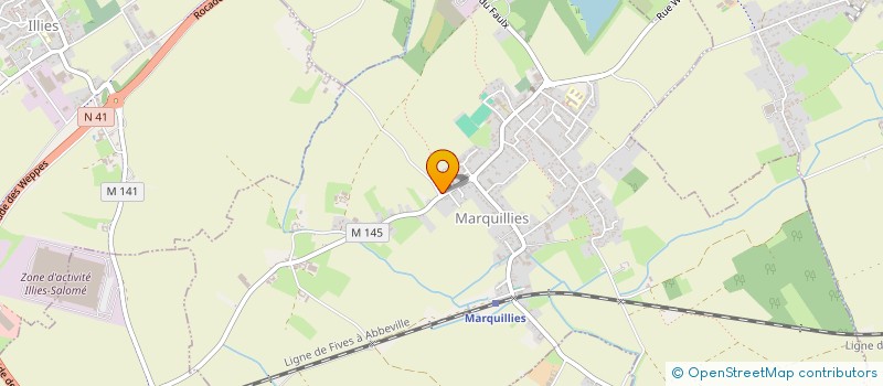 localisation de l'entreprise COMPAGNIE POUR UN MOMENT  MARQUILLIES