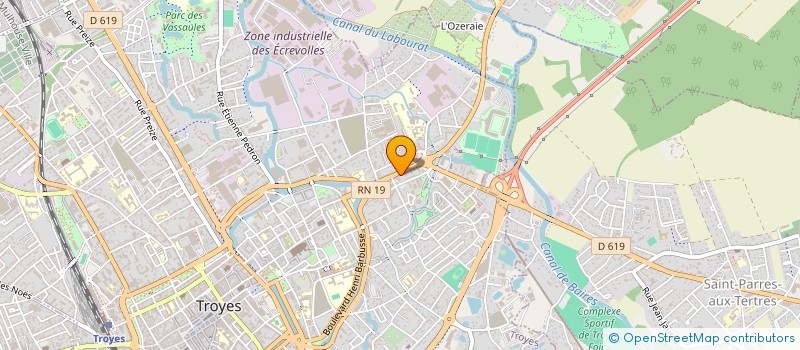 localisation de l'entreprise COMPAGNIE PRELUDE à TROYES