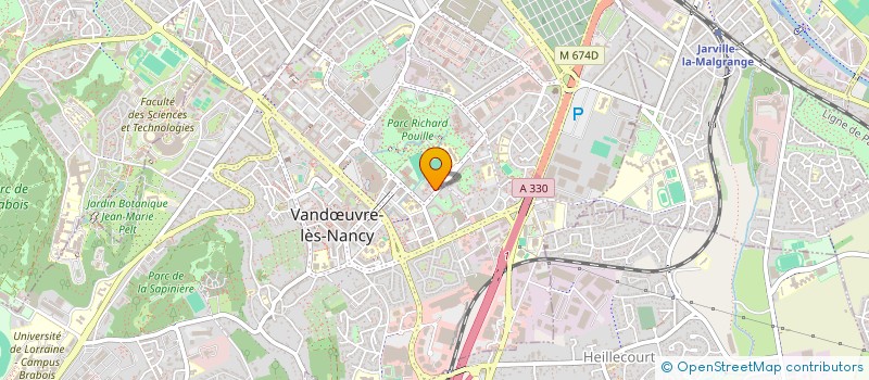 localisation de l'entreprise COMPAGNIE PREMSIGNO  VANDUVRE-LES-NANCY