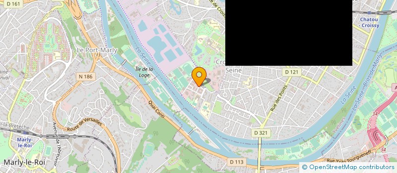 localisation de l'entreprise COMPAGNIE PRIVEE D'INFORMATIQUE à CROISSY-SUR-SEINE