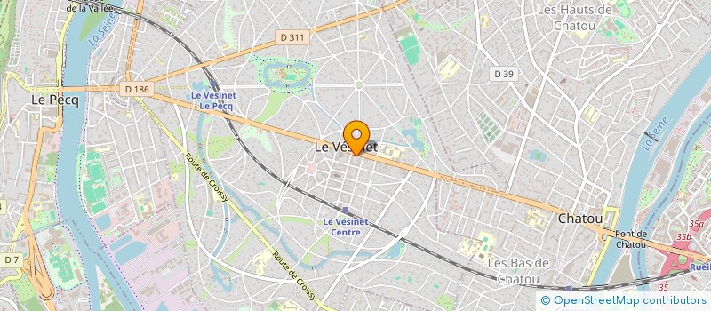 localisation de l'entreprise COMPAGNIE PRIVEE DE REALISATIONS IMMOBILIERES ET FINANCIERES à LE VESINET