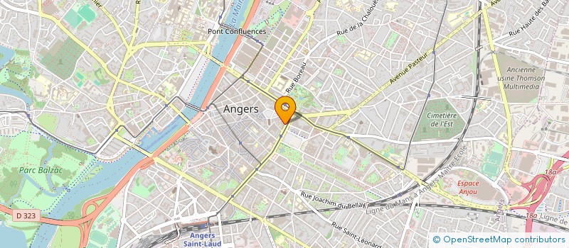 localisation de l'entreprise COMPAGNIE PROCIVIS OUEST IMMOBILIER  ANGERS