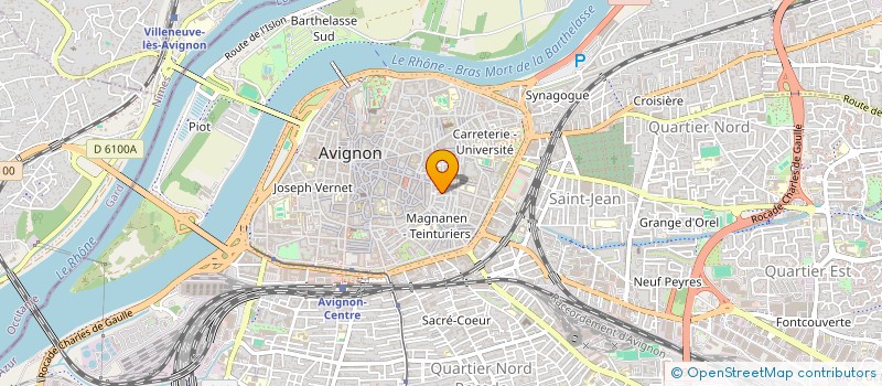 localisation de l'entreprise COMPAGNIE PROPULS'ART  AVIGNON