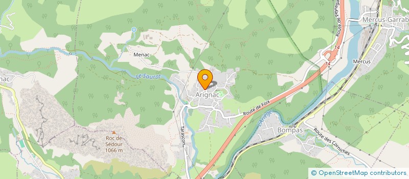 localisation de l'entreprise COMPAGNIE PYRENEENNE HYDROELECTRIQUE à BOMPAS