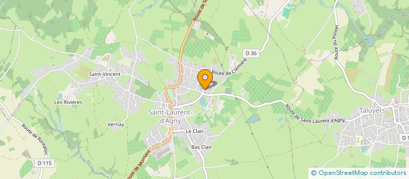 localisation de l'entreprise COMPAGNIE QUAI 6  SAINT-LAURENT-D'AGNY