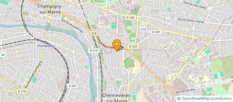 localisation de l'entreprise COMPAGNIE QUARTZ  CHENNEVIERES-SUR-MARNE