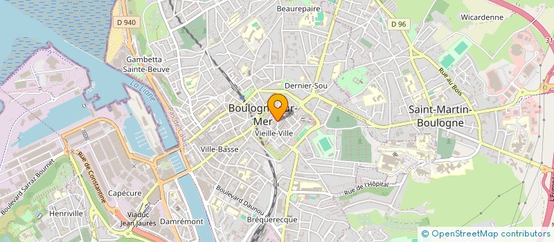 localisation de l'entreprise COMPAGNIE QUELQUE-PART-EN-EUROPE à BOULOGNE-SUR-MER
