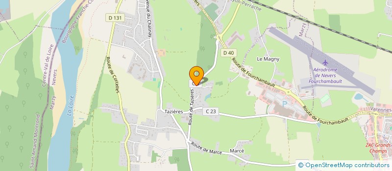 localisation de l'entreprise COMPAGNIE QUINTESSENCE à NEVERS