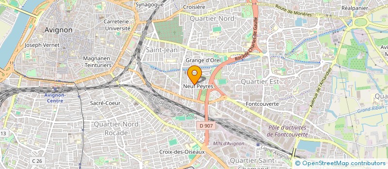 localisation de l'entreprise COMPAGNIE RAHMOUNI BATIMENT à AVIGNON