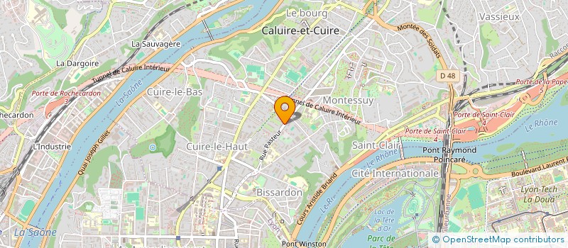 localisation de l'entreprise COMPAGNIE RALBA  CALUIRE-ET-CUIRE