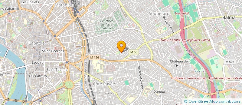localisation de l'entreprise COMPAGNIE RECTO VERSO à TOULOUSE