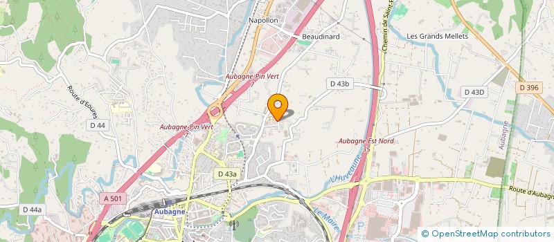 localisation de l'entreprise COMPAGNIE REGIONALE DE TAXIS à AUBAGNE
