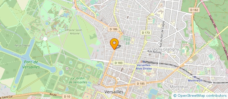 localisation de l'entreprise COMPAGNIE REGIONALE DES COMMISSAIRES AUX COMPTES à VERSAILLES