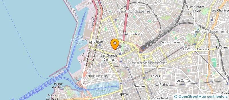 localisation de l'entreprise COMPAGNIE REGIONALE IMPORT EXPORT à MARSEILLE