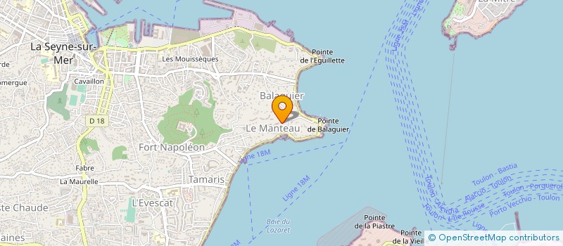 localisation de l'entreprise COMPAGNIE RENAISSANCE à LA SEYNE SUR MER