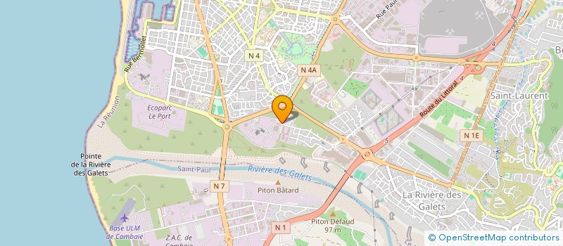 localisation de l'entreprise COMPAGNIE RESTAURATION DES MASCAREIGNES  LE PORT