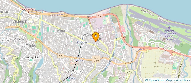 localisation de l'entreprise COMPAGNIE REUNIONNAISE D'ELECTRICITE à SAINT-DENIS