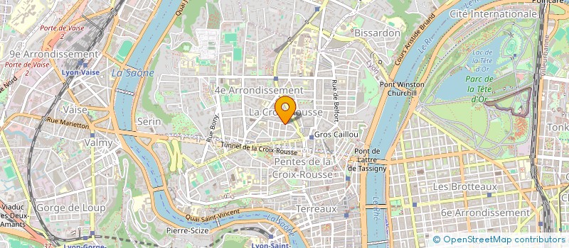 localisation de l'entreprise COMPAGNIE REVERBERE à LYON