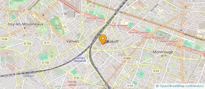 localisation de l'entreprise COMPAGNIE REVERII  MALAKOFF