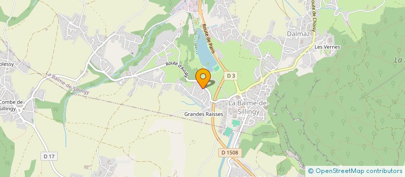 localisation de l'entreprise COMPAGNIE REVES D ELLES  LA BALME-DE-SILLINGY