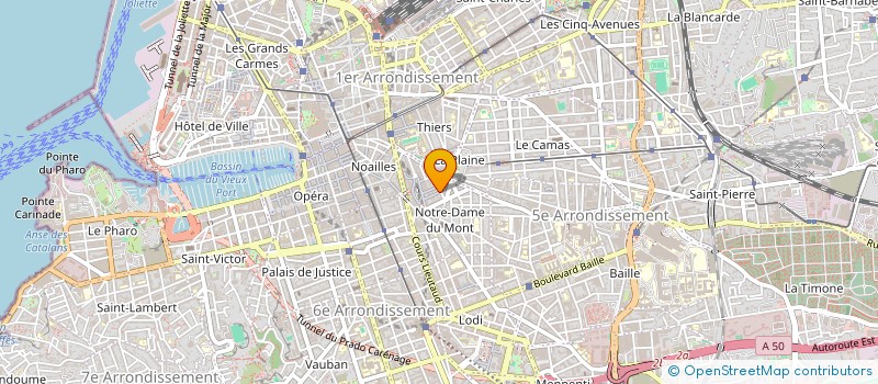 localisation de l'entreprise COMPAGNIE REVES DE CLOWN à MARSEILLE