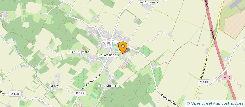 localisation de l'entreprise COMPAGNIE REVOLANTE  CHERMIGNAC