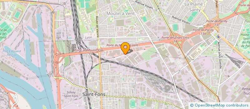 localisation de l'entreprise COMPAGNIE RHODANIENNE DE NETTOYAGE  VENISSIEUX