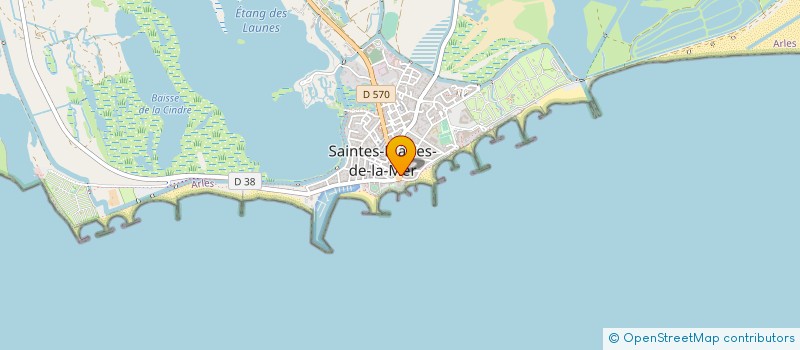 localisation de l'entreprise COMPAGNIE RHODANIENNE DINVESTISSEMENT CORHODIN à SAINTES-MARIES-DE-LA-MER