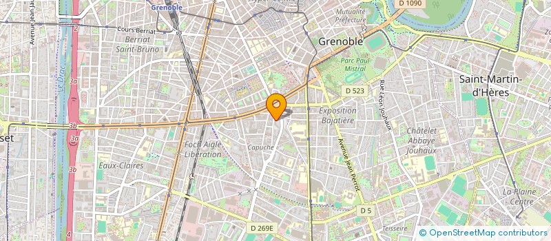 localisation de l'entreprise COMPAGNIE RING ; RING ; DIAL  GRENOBLE