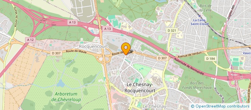 localisation de l'entreprise COMPAGNIE RIRE 78 à LE CHESNAY-ROCQUENCOURT