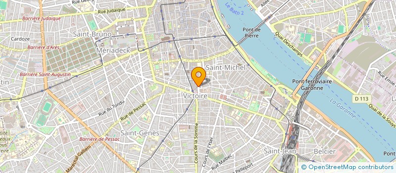 localisation de l'entreprise COMPAGNIE ROMANO DJI  BORDEAUX