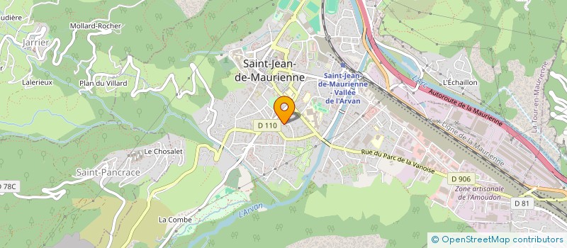 localisation de l'entreprise COMPAGNIE ROSES DU DESERT  SAINT-JEAN-DE-MAURIENNE