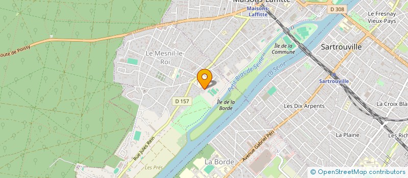 localisation de l'entreprise COMPAGNIE ROSTAND  MAISONS-LAFFITTE