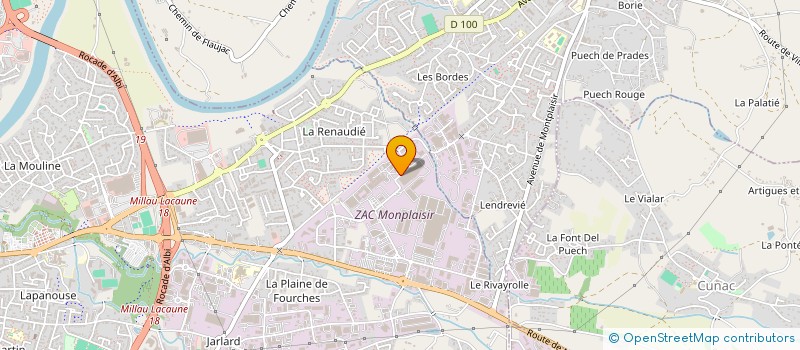 localisation de l'entreprise COMPAGNIE ROUTIERE TARNAISE à ALBI