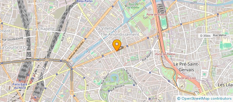 localisation de l'entreprise COMPAGNIE ROYALE DES MERS DU NORD à PARIS