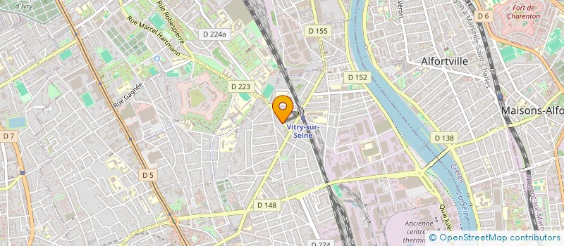 localisation de l'entreprise COMPAGNIE ROZAME à VITRY-SUR-SEINE