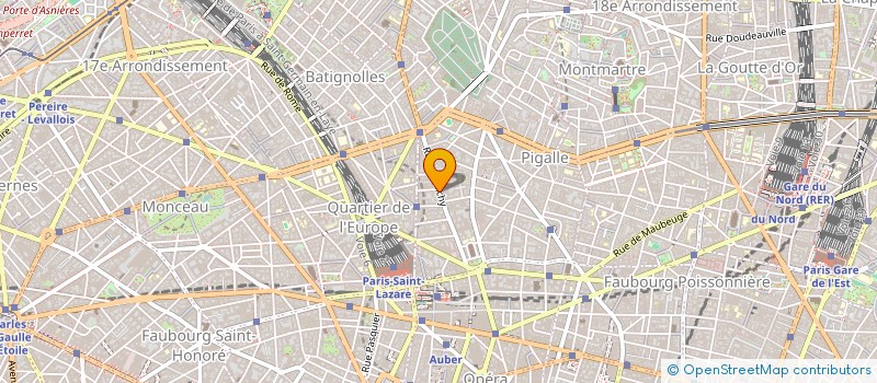 localisation de l'entreprise COMPAGNIE RUSSE INVESTISSEMENT ENERGIE  PARIS