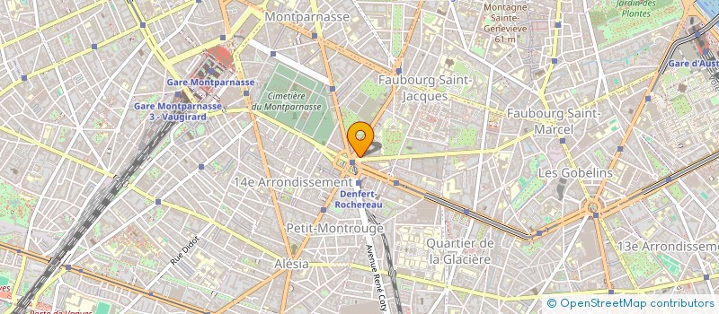 localisation de l'entreprise COMPAGNIE SACHA PITOEFF  PARIS