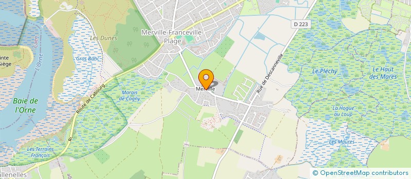 localisation de l'entreprise COMPAGNIE SAINT GEORGES DE MERVILLE  MERVILLE-FRANCEVILLE-PLAGE