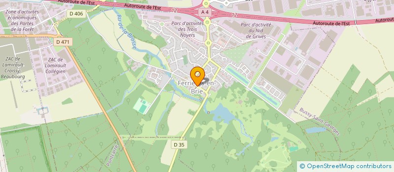 localisation de l'entreprise COMPAGNIE SAINT REMY  FERRIERES-EN-BRIE