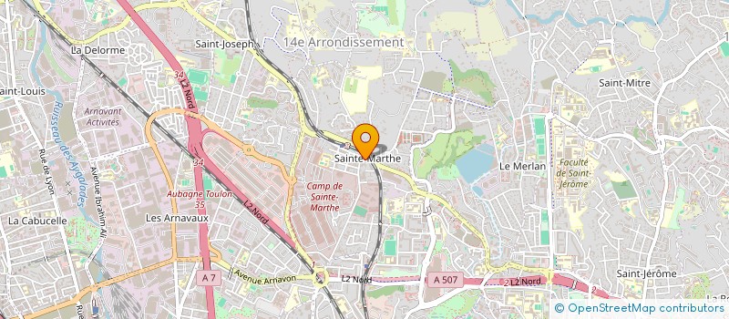 localisation de l'entreprise COMPAGNIE SALULA à MARSEILLE