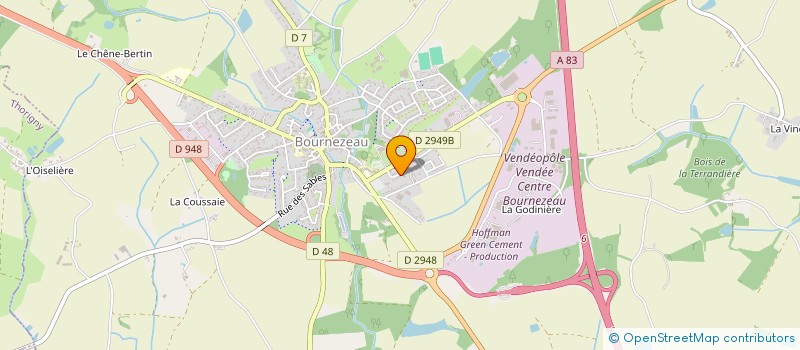 localisation de l'entreprise COMPAGNIE SAMANN à BOURNEZEAU