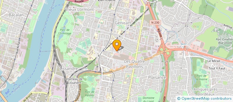 localisation de l'entreprise COMPAGNIE SANITAIRE THERMIQUE à LORMONT