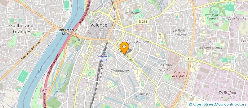 localisation de l'entreprise COMPAGNIE SANS EXCUSES (CSE) à VALENCE