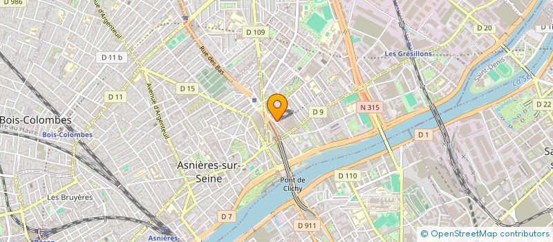 localisation de l'entreprise COMPAGNIE SANS LA NOMMER à GENNEVILLIERS