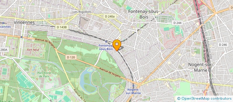 localisation de l'entreprise COMPAGNIE SARAH SZAMES à FONTENAY-SOUS-BOIS