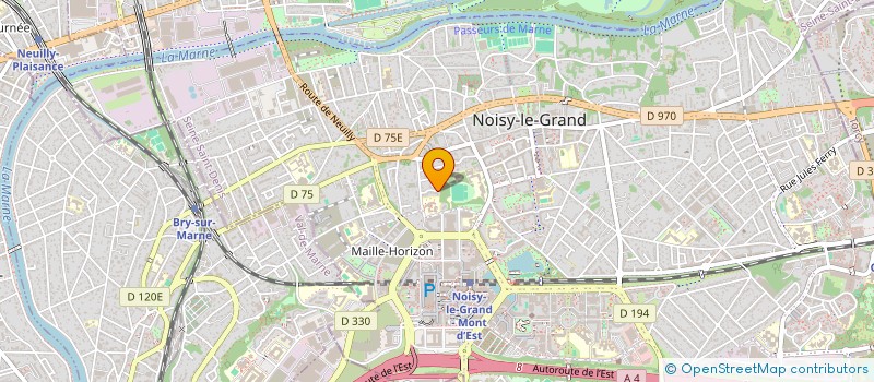 localisation de l'entreprise COMPAGNIE SATINKA  NOISY-LE-GRAND